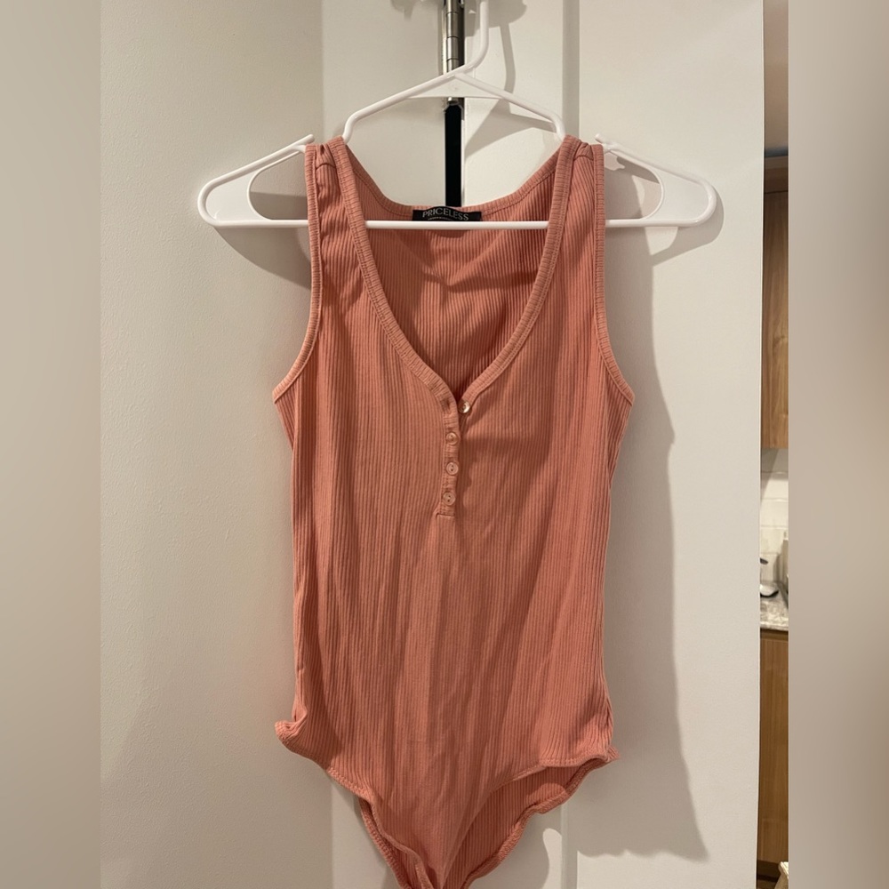 Mauve pink bodysuit